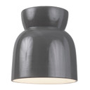 Flush Mounts Cage Style by Justice Designs ( 102 | CER-6190-GRY Radiance Collection ) 