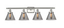 Bathroom Fixtures Four Lights by Innovations ( 405 | 916-4W-SN-G43-LED Ballston Urban ) 