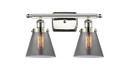 Bathroom Fixtures Two Lights by Innovations ( 405 | 916-2W-PN-G63-LED Ballston Urban ) 