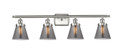 Bathroom Fixtures Four Lights by Innovations ( 405 | 916-4W-SN-G63 Ballston Urban ) 