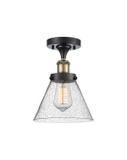 Semi-Flush Mts. Glass Down by Innovations ( 405 | 916-1C-BAB-G44-LED Ballston Urban ) 