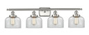 Bathroom Fixtures Four Lights by Innovations ( 405 | 916-4W-SN-G72 Ballston Urban ) 