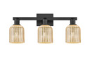Bathroom Fixtures Three Lights by Innovations ( 405 | 716-3W-BK-G559-5ME Arcadia ) 