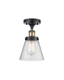 Semi-Flush Mts. Glass Down by Innovations ( 405 | 916-1C-BAB-G64-LED Ballston Urban ) 