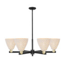 Mid. Chandeliers Glass Up by Innovations ( 405 | 716-6CR-BAB-NBD-75-NAT Arcadia ) 