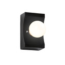Sconces Single Glass by Justice Designs ( 102 | CER-3025-CRB Ambiance ) 