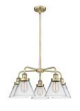 Mid. Chandeliers Glass Down by Innovations ( 405 | 916-5CR-AB-G42 Ballston Urban ) 