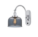 Sconces Single Glass by Innovations ( 405 | 918-1W-PC-G73-LED Franklin Restoration ) 