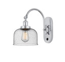 Sconces Single Glass by Innovations ( 405 | 918-1W-PC-G74-LED Franklin Restoration ) 