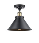 Semi-Flush Mts. Glass Down by Innovations ( 405 | 916-1C-BAB-M10-BK Ballston Urban ) 