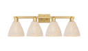 Bathroom Fixtures Four Lights by Innovations ( 405 | 716-4W-BB-NBD-75-NAT Arcadia ) 