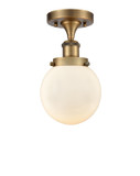 Semi-Flush Mts. Glass Down by Innovations ( 405 | 916-1C-BB-G201-6 Ballston Urban ) 