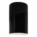 Exterior Wall Mt./Flush by Justice Designs ( 102 | CER-1260W-BLK-LED1-1000 Ambiance ) 