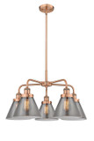Mid. Chandeliers Glass Down by Innovations ( 405 | 916-5CR-AC-G43 Ballston Urban ) 