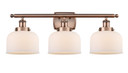 Bathroom Fixtures Three Lights by Innovations ( 405 | 916-3W-AC-G71 Ballston Urban ) 