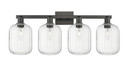 Bathroom Fixtures Four Lights by Innovations ( 405 | 716-4W-BK-G460-7CL Arcadia ) 