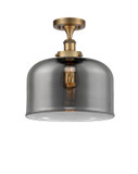 Semi-Flush Mts. Glass Down by Innovations ( 405 | 916-1C-BB-G73-L-LED Ballston Urban ) 