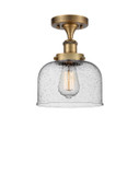 Semi-Flush Mts. Glass Down by Innovations ( 405 | 916-1C-BB-G74-LED Ballston Urban ) 