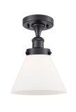 Semi-Flush Mts. Glass Down by Innovations ( 405 | 916-1C-BK-G41 Ballston Urban ) 