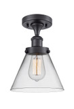 Semi-Flush Mts. Glass Down by Innovations ( 405 | 916-1C-BK-G42 Ballston Urban ) 