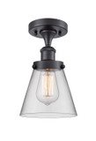 Semi-Flush Mts. Glass Down by Innovations ( 405 | 916-1C-BK-G62 Ballston Urban ) 