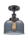 Semi-Flush Mts. Glass Down by Innovations ( 405 | 916-1C-BK-G73 Ballston Urban ) 