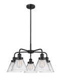 Mid. Chandeliers Glass Down by Innovations ( 405 | 916-5CR-BK-G42 Ballston Urban ) 