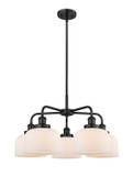 Mid. Chandeliers Glass Down by Innovations ( 405 | 916-5CR-BK-G71 Ballston Urban ) 