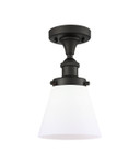 Semi-Flush Mts. Glass Down by Innovations ( 405 | 916-1C-OB-G61-LED Ballston Urban ) 