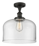 Semi-Flush Mts. Glass Down by Innovations ( 405 | 916-1C-OB-G72-L-LED Ballston Urban ) 