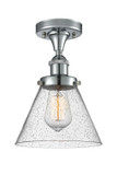 Semi-Flush Mts. Glass Down by Innovations ( 405 | 916-1C-PC-G44 Ballston Urban ) 