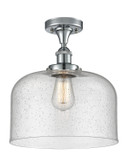 Semi-Flush Mts. Glass Down by Innovations ( 405 | 916-1C-PC-G74-L Ballston Urban ) 