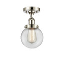 Semi-Flush Mts. Glass Down by Innovations ( 405 | 916-1C-PN-G202-6 Ballston Urban ) 