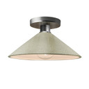 Semi-Flush Mts. Glass Down by Justice Designs ( 102 | CER-6330-CKC-NCKL Radiance ) 