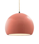 Pendants Sphere by Justice Designs ( 102 | CER-6535-BSH-MBLK-BEIG-TWST Radiance ) 