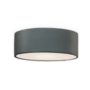 Flush Mounts Drum Shade by Justice Designs ( 102 | CER-6290-PWGN Radiance ) 