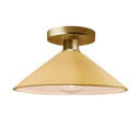 Semi-Flush Mts. Glass Down by Justice Designs ( 102 | CER-6330-MYLW-BRSS Radiance ) 