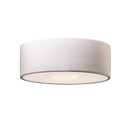 Flush Mounts Drum Shade by Justice Designs ( 102 | CER-6290W-MAT Radiance ) 