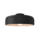 Semi-Flush Mts. Bowl Style by Justice Designs ( 102 | CER-6343-BKMT-MBLK Radiance ) 