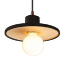 Mini Pendants Metal Shade by Justice Designs ( 102 | CER-6325-CBGD-DBRZ-BKCD Radiance ) 