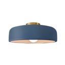 Semi-Flush Mts. Bowl Style by Justice Designs ( 102 | CER-6343-MID-BRSS Radiance ) 