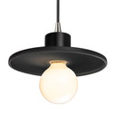 Mini Pendants Metal Shade by Justice Designs ( 102 | CER-6325-CRB-NCKL-BKCD Radiance ) 