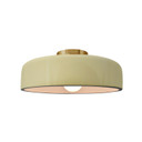 Semi-Flush Mts. Bowl Style by Justice Designs ( 102 | CER-6343-VAN-BRSS Radiance ) 