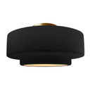 Semi-Flush Mts. Drum Shade by Justice Designs ( 102 | CER-6365-CRB-BRSS Radiance ) 