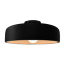 Semi-Flush Mts. Bowl Style by Justice Designs ( 102 | CER-6345-CRB-MBLK Radiance ) 