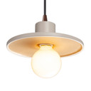 Mini Pendants Metal Shade by Justice Designs ( 102 | CER-6325-MTGD-DBRZ-BKCD Radiance ) 