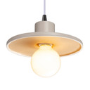 Mini Pendants Metal Shade by Justice Designs ( 102 | CER-6325-MTGD-MBLK-WTCD Radiance ) 