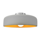 Semi-Flush Mts. Bowl Style by Justice Designs ( 102 | CER-6345-MTGD-NCKL Radiance ) 