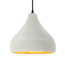 Pendants Glass Down by Justice Designs ( 102 | CER-6565-MTGD-MBLK-BKCD Radiance ) 