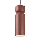 Mini Pendants Cable by Justice Designs ( 102 | CER-6510-CLAY-ABRS-BKCD-LED1-700 Radiance ) 